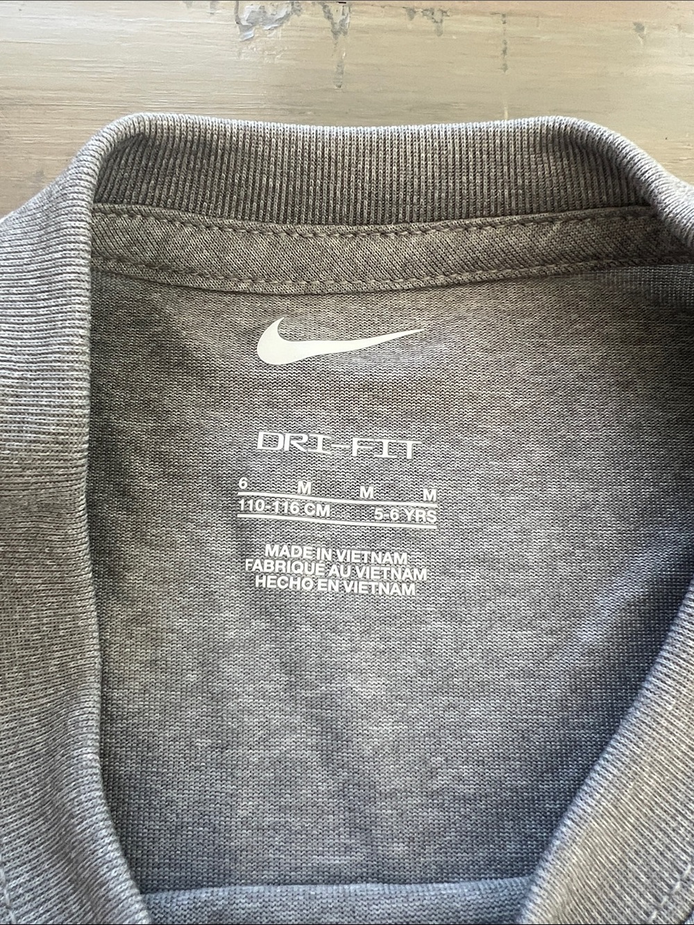 🆕 Nike Gray and Black Boys Athletic Set. Size: 5T (6 M). NWT. - Picture 7 of 16